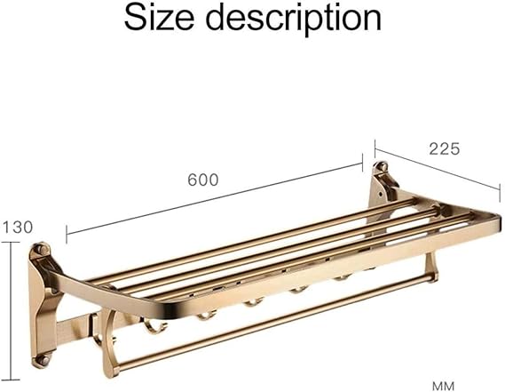 Étagère de Salle de Bain en Aluminium : Rangement Pratique et Élégant