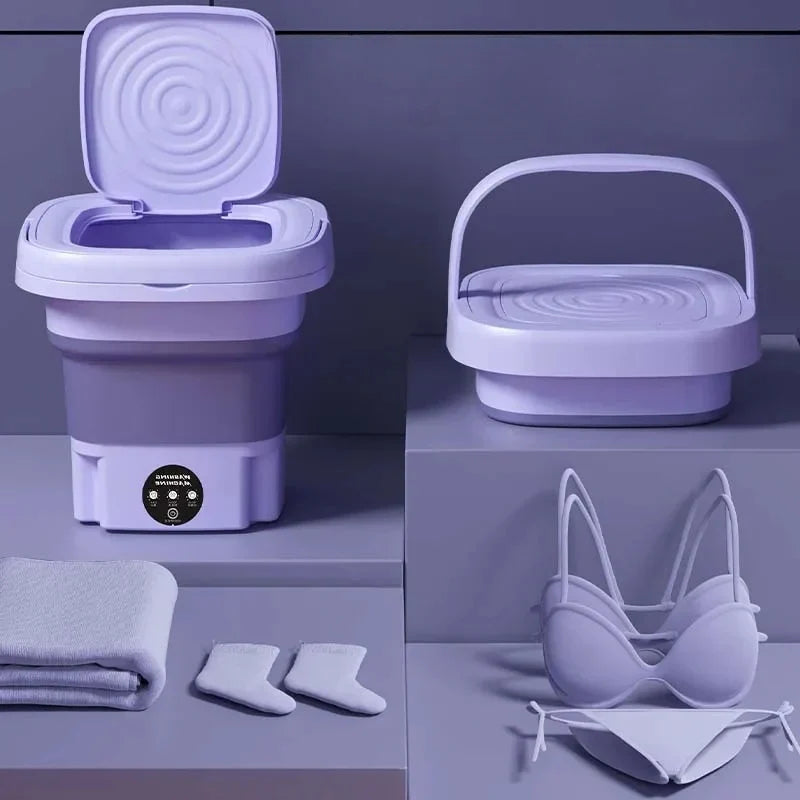 Petite Machine à Laver Pliante Portable Pour Usage Quotidien