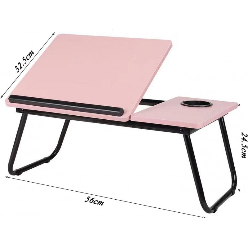 Bureau Portable pour lit, Table Pliante avec 5 Angles réglables