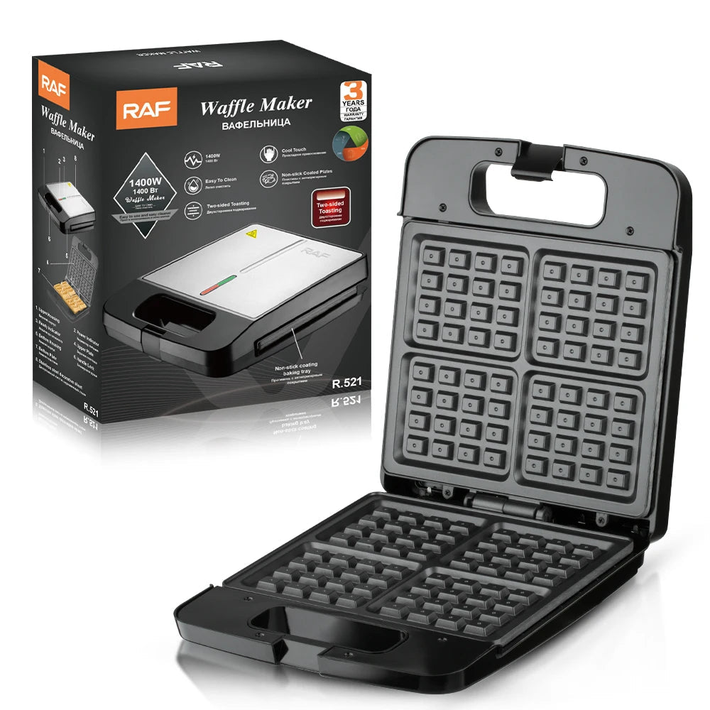 Gaufrier Électrique 4 Gaufres RAF