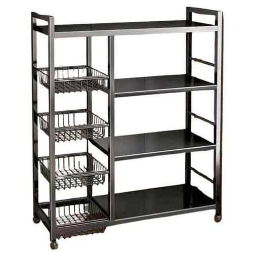 étagère Cuisine,Meuble Rangement Cuisine,Chariot de Rangement avec roulettes