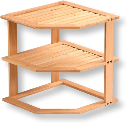 Étagère de Cuisine Vivana en Bambou – Organisation Élégante & Gain de Place