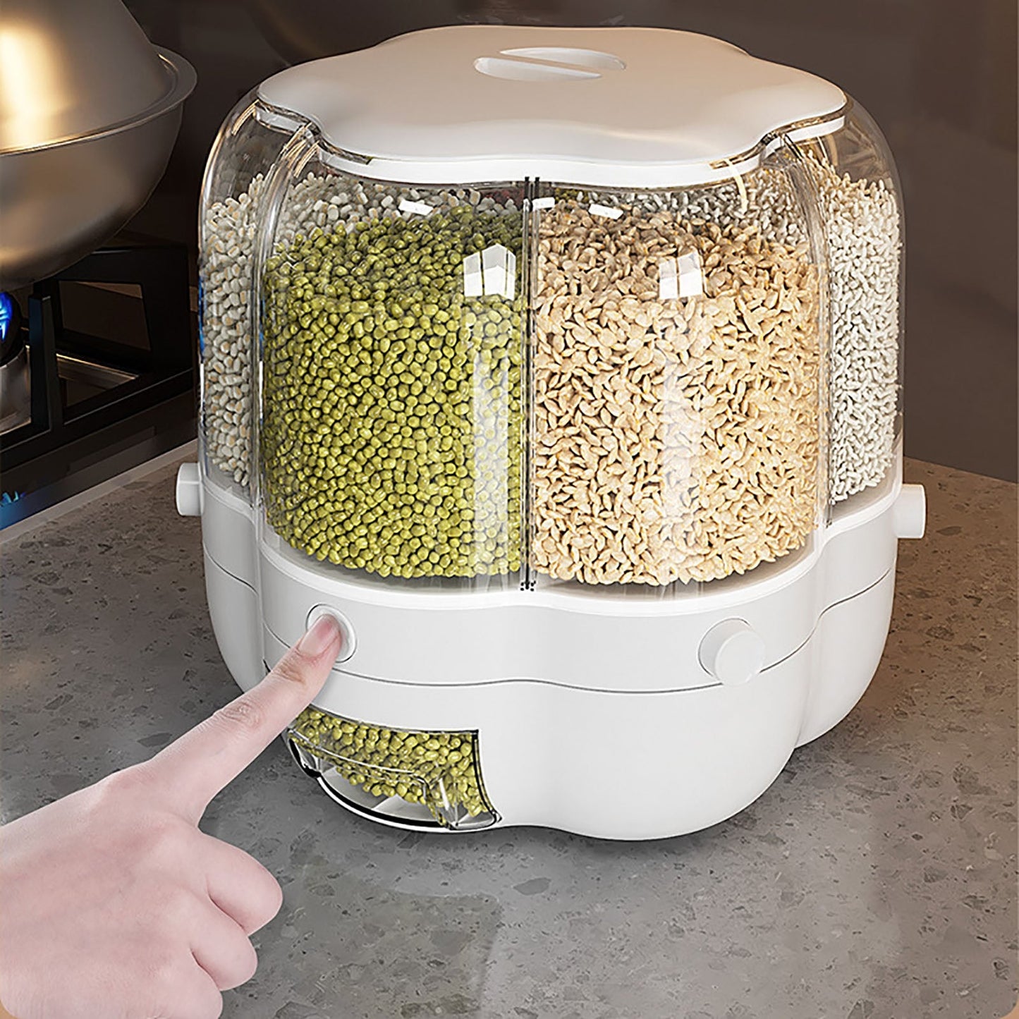 Organisateur de cuisine  vivana rotatif- Solution de Stockage Efficace