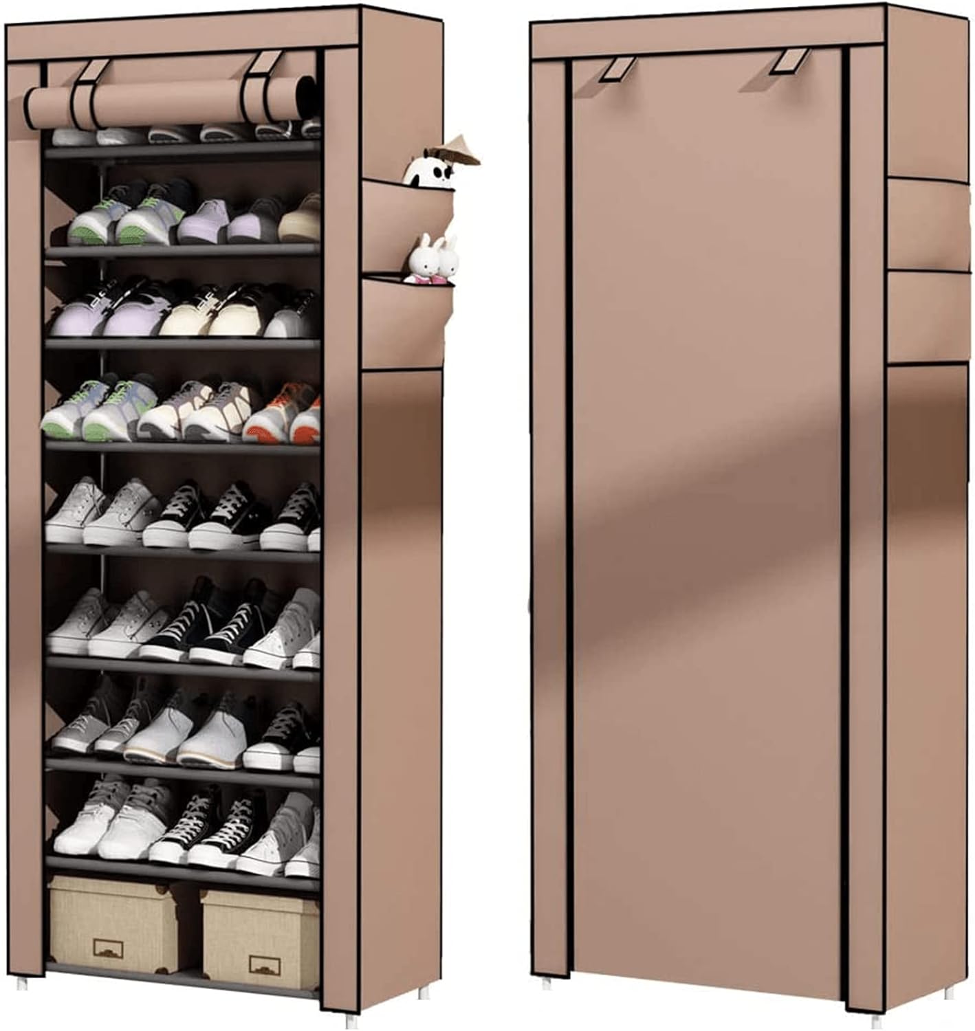 Meuble à chaussures simple à 10 niveaux