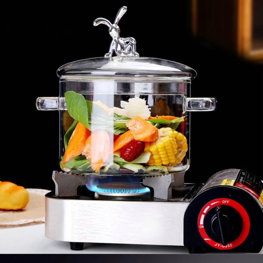 Marmite à soupe transparent