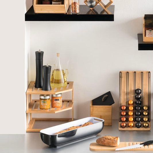 Étagère de Cuisine Vivana en Bambou – Organisation Élégante & Gain de Place