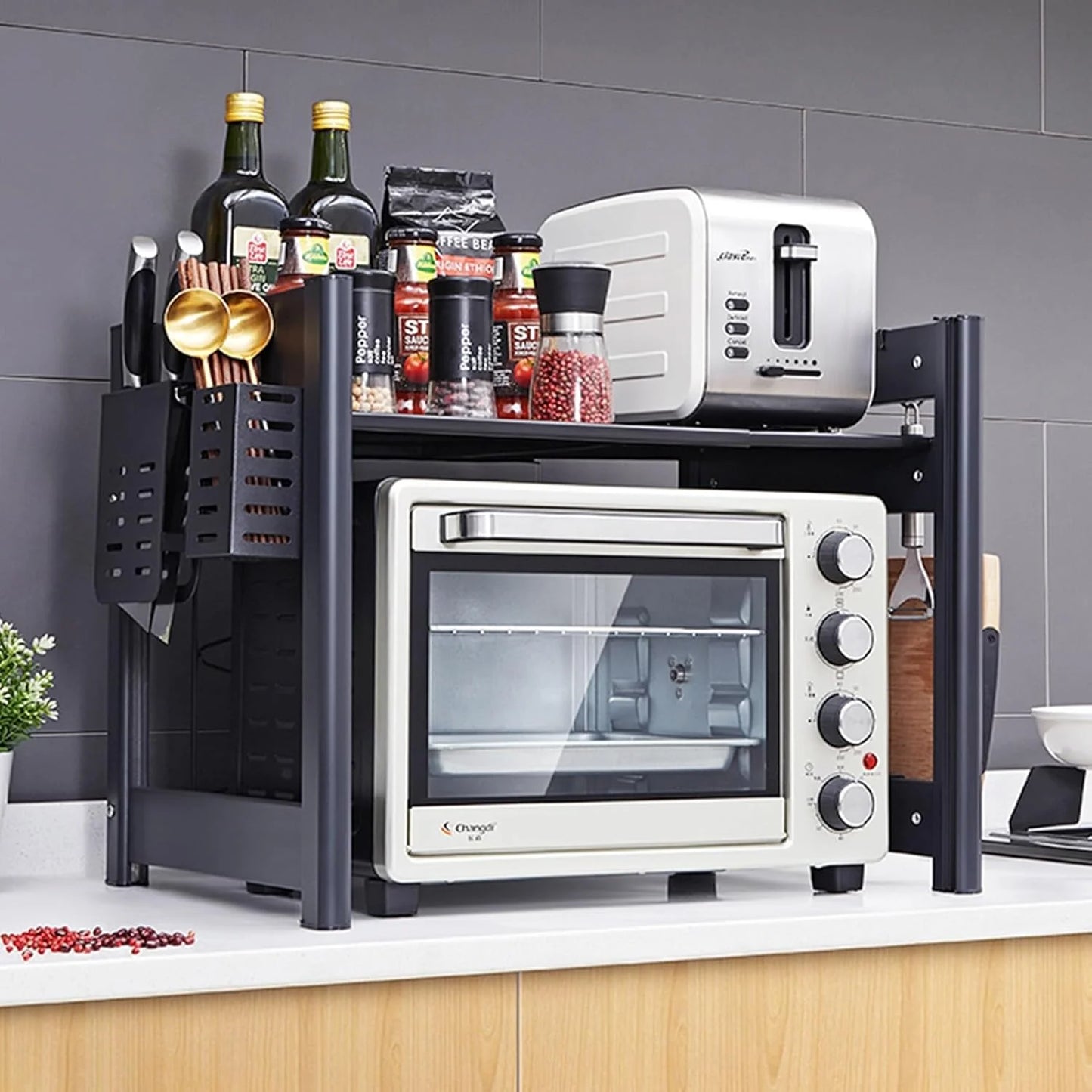 Support extensible réglable Vivana pour micro-ondes