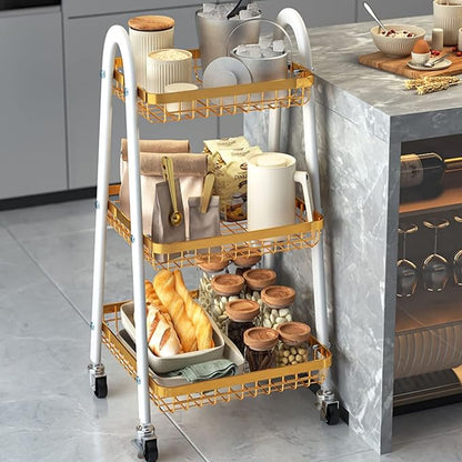 Organisateur de Panier avec Roues : Rangement Pratique et Mobile