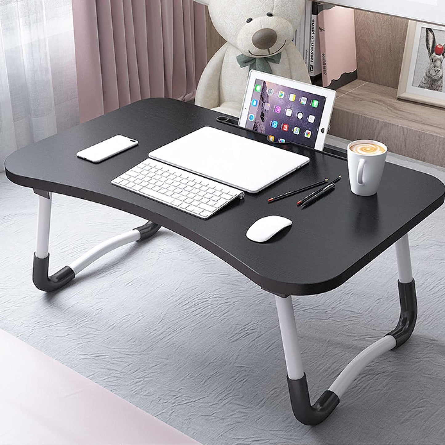 Table de lit ordinateur portable pliante