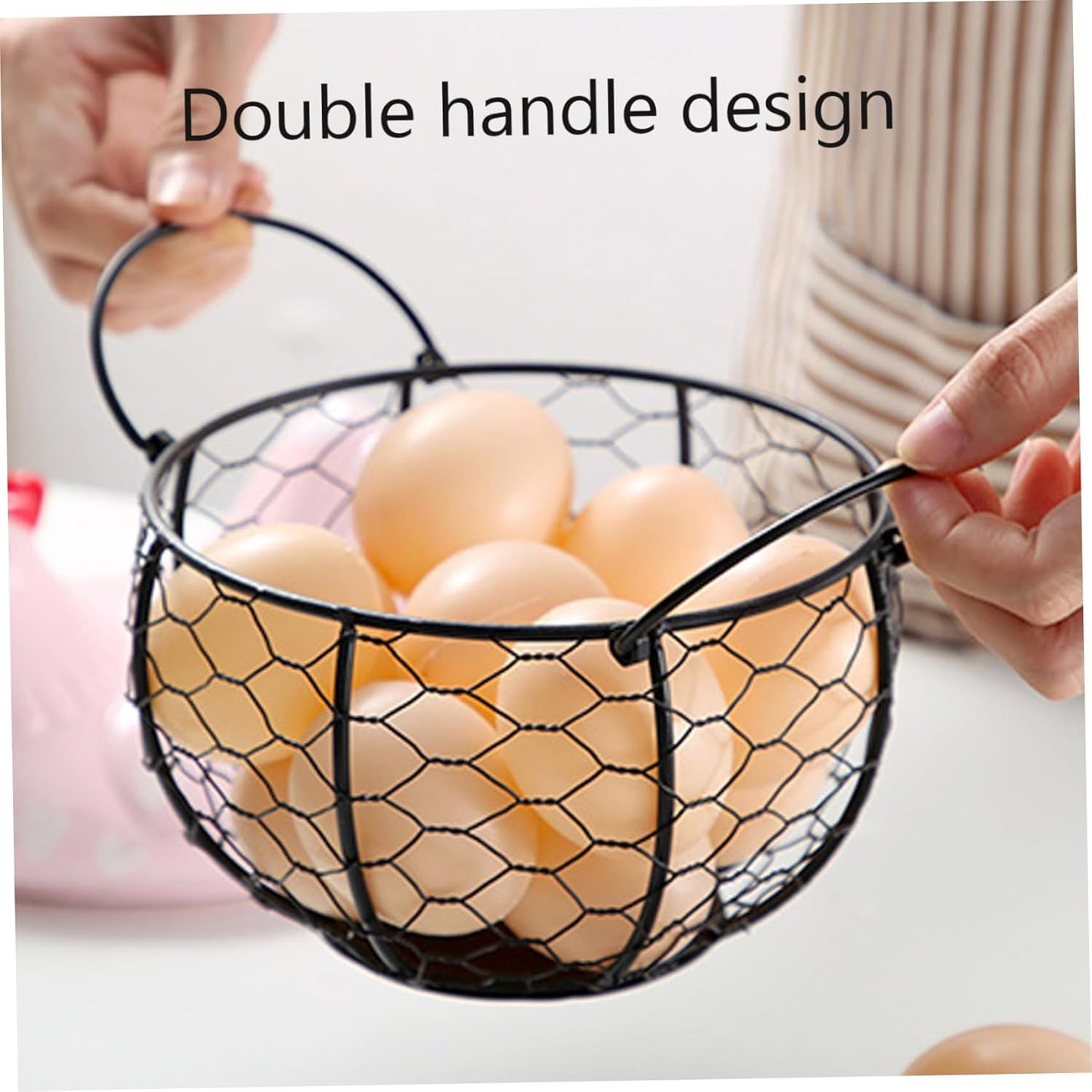 Panier à œufs Vivana rustique