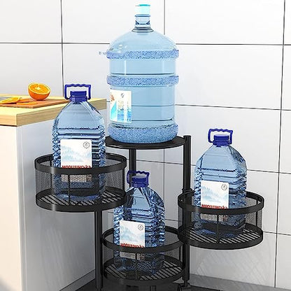 Panier De Rangement en Métal à 4 Niveaux