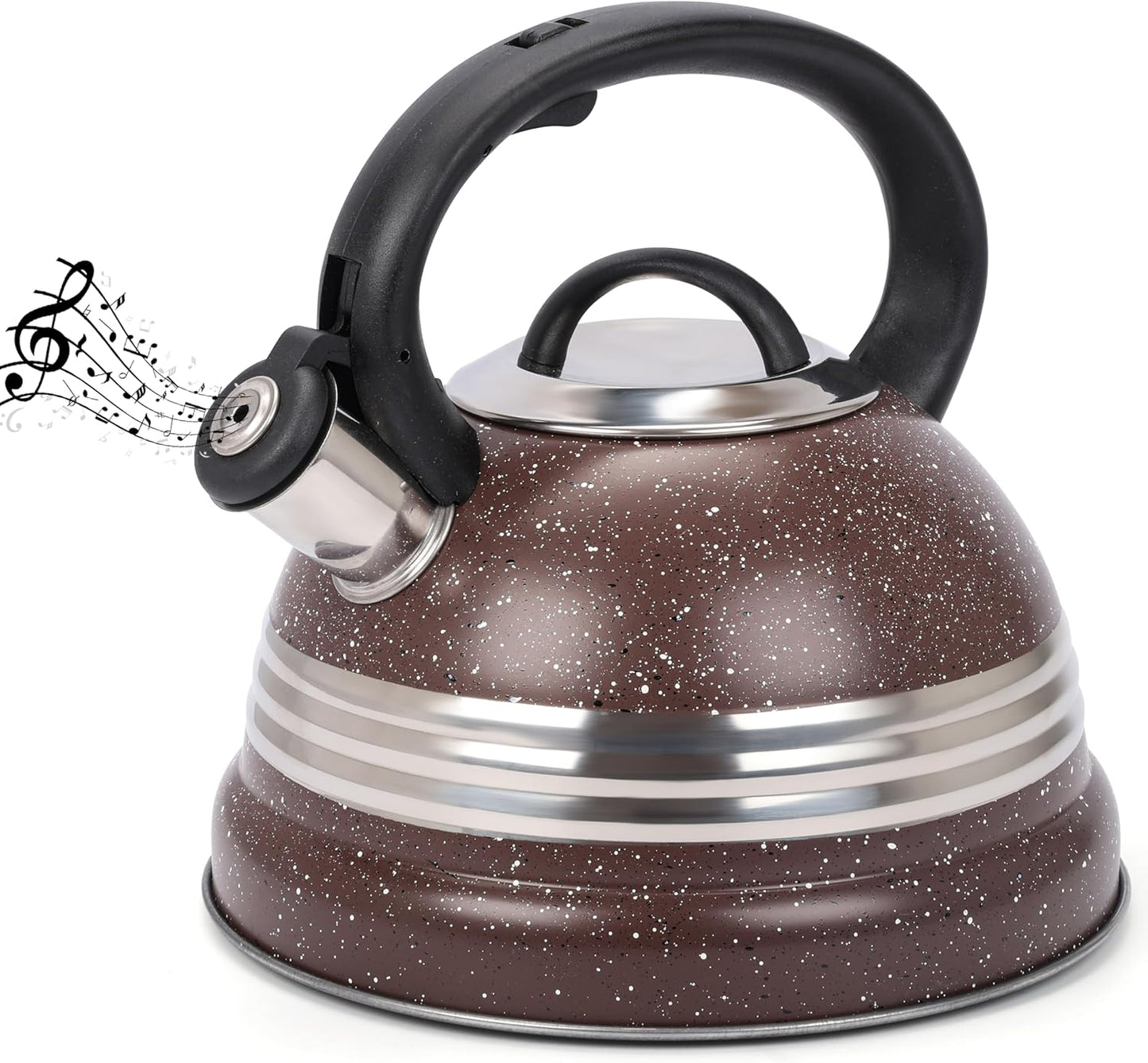 Bouilloire Sifflante Inox 3 L – Chauffe Rapide