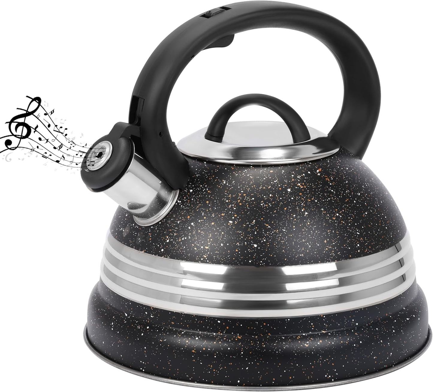 Bouilloire Sifflante Inox 3 L – Chauffe Rapide