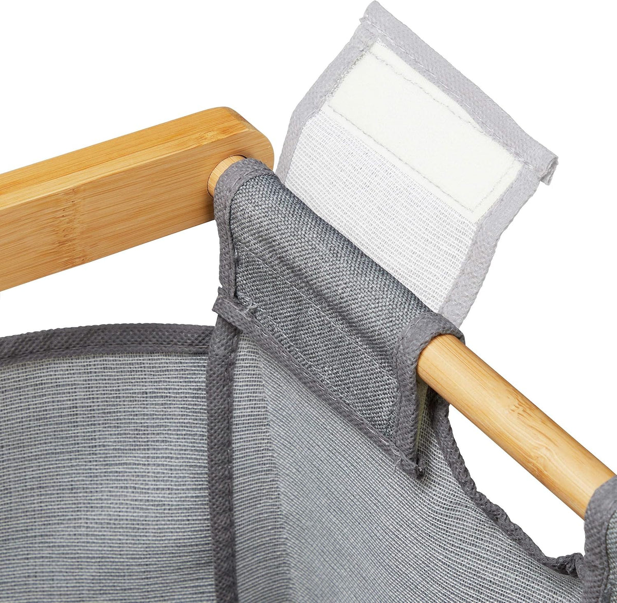 Panier à Linge Double Compartiment en Bambou
