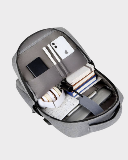 Sac à dos élégant et imperméable pour ordinateur portable – Idéal pour les professionnels en déplacement