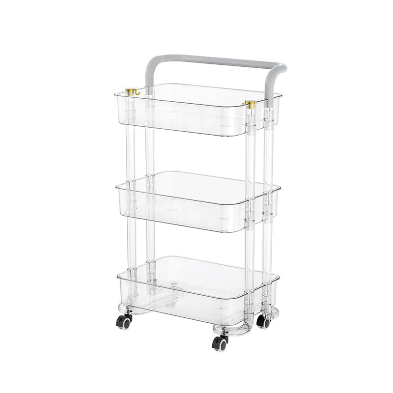 chariot vivana de rangement utilitaire transparent