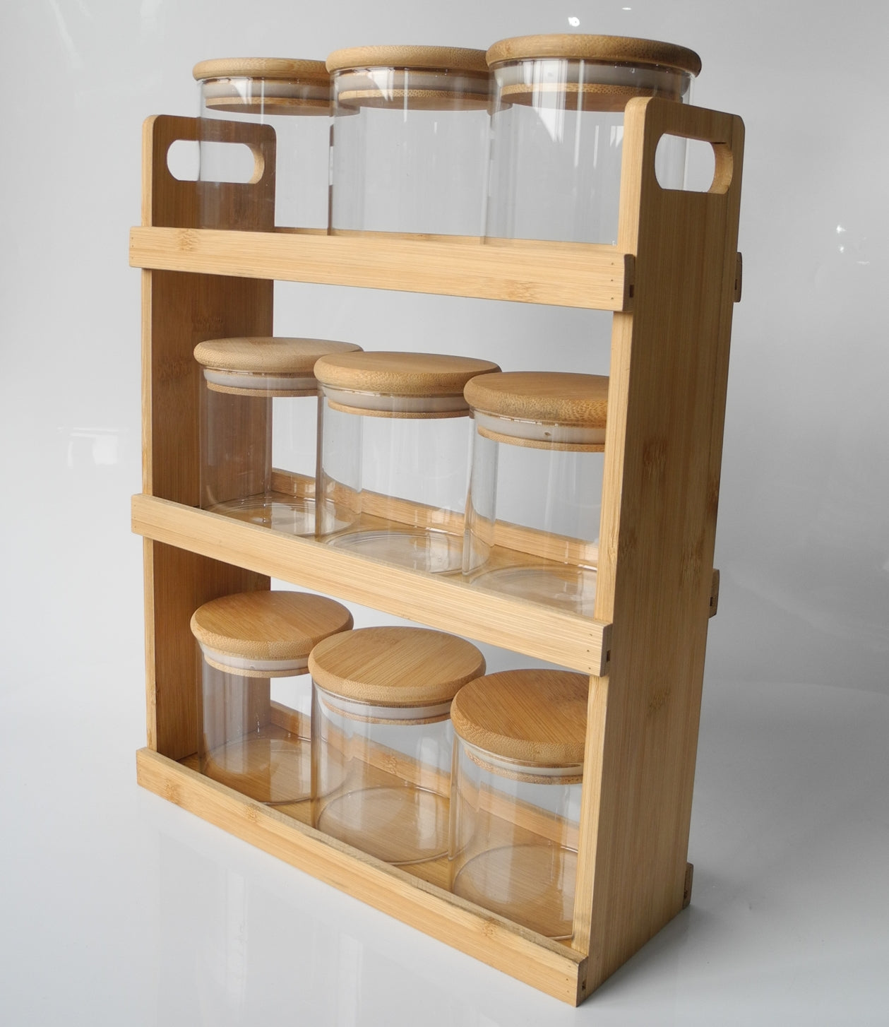 Étagère de Cuisine en Bambou Naturel Organisez Votre Espace avec Élégance et Praticité