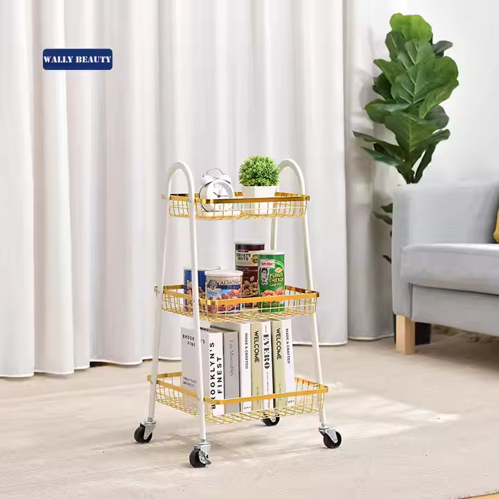 Organisateur de Panier avec Roues : Rangement Pratique et Mobile