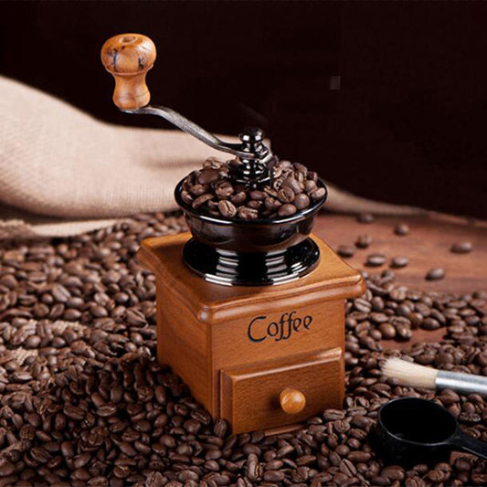 Moulin à Café Manuel en Bois pour un Café Parfait