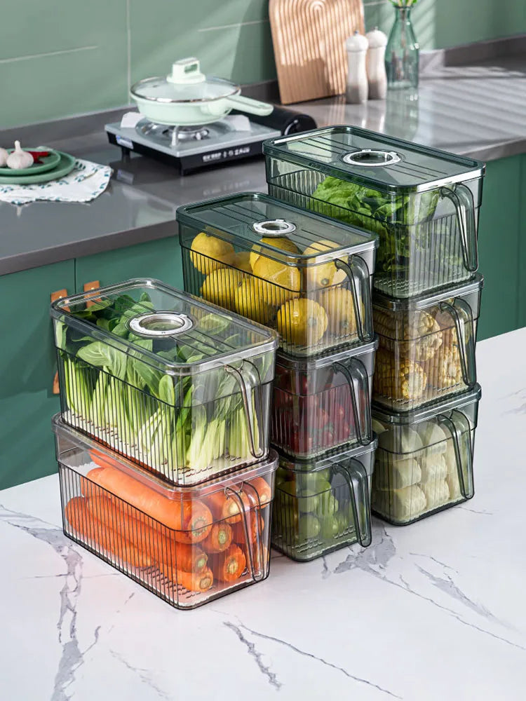 Organisation Efficace dans le Réfrigérateur et Design Élégant pour la Cuisine