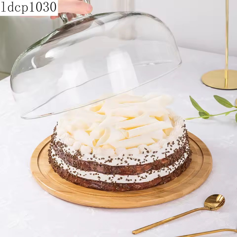 Présentoir à Cupcakes et Collations avec Couvercle