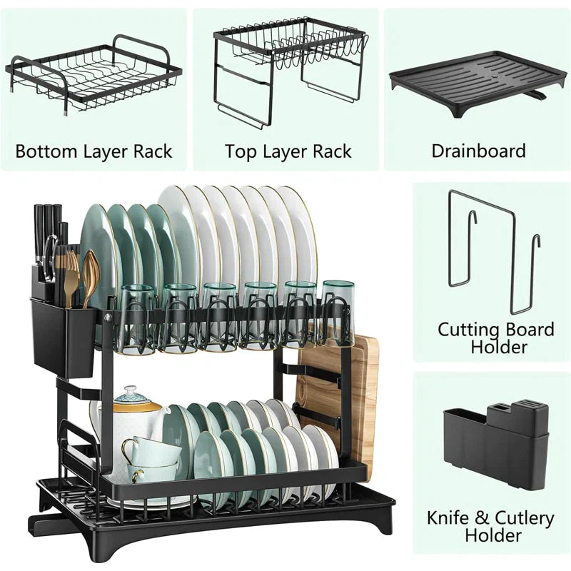 Égouttoir à Vaisselle vivana  anti stagnation d'eau