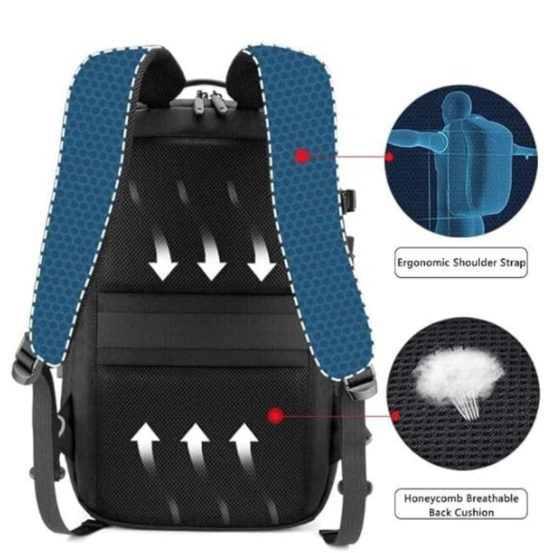 Sac à Dos 2 en 1 Détachable avec Port USB