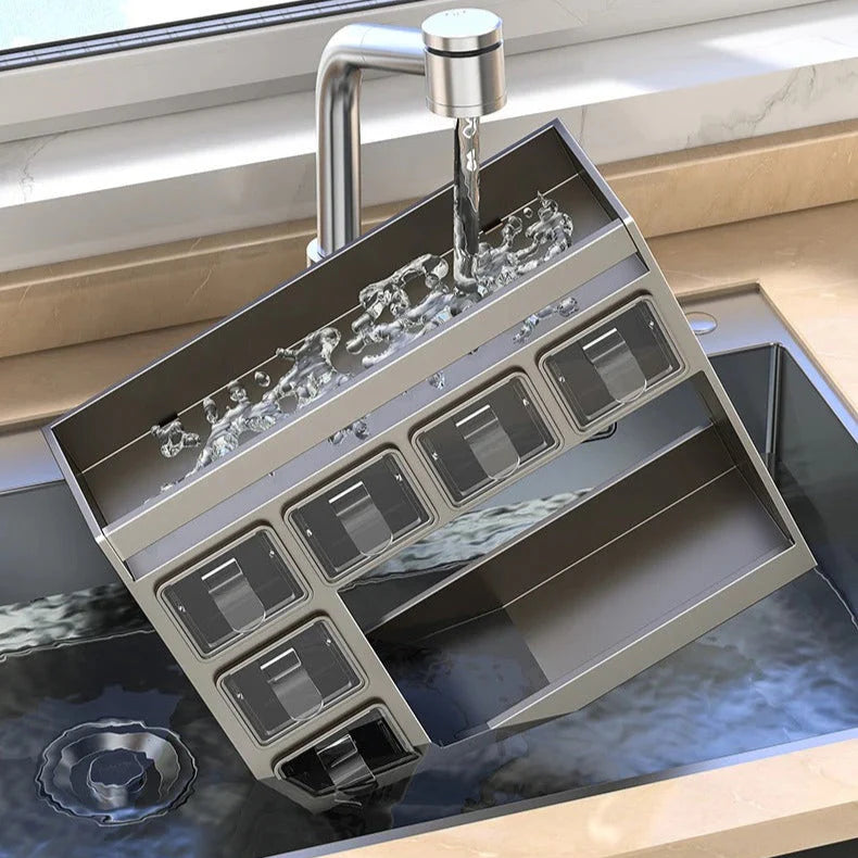 Étagère Murale à 3 Niveaux – Fixation Sans Perçage, Moderne & Pratique