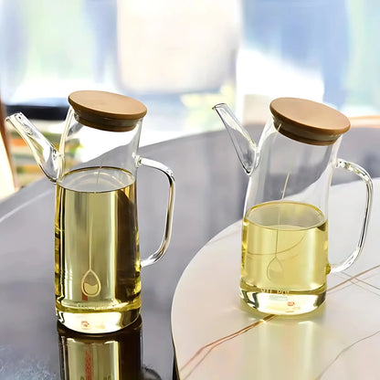 Distributeur d’Huile en Verre – Élégance et Conservation