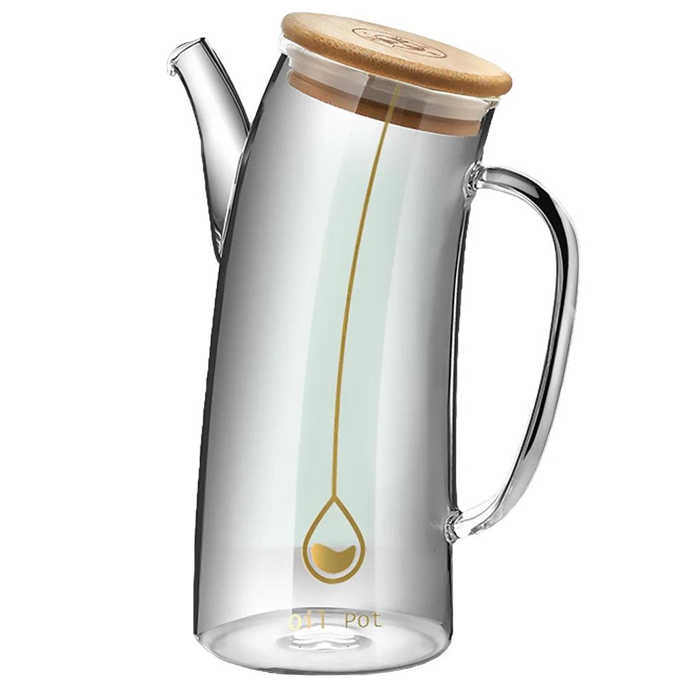 Distributeur d’Huile en Verre – Élégance et Conservation