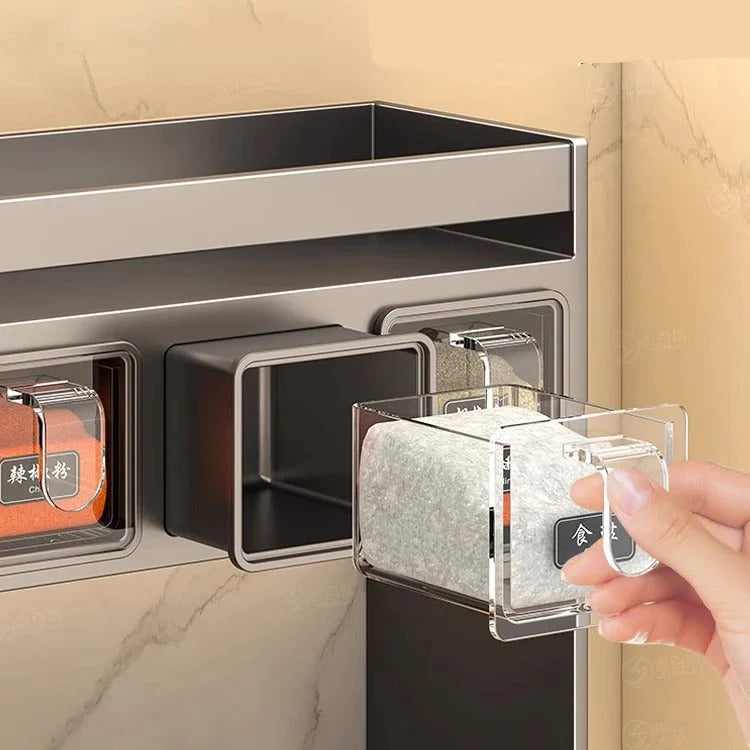 Étagère Murale à 3 Niveaux – Fixation Sans Perçage, Moderne & Pratique