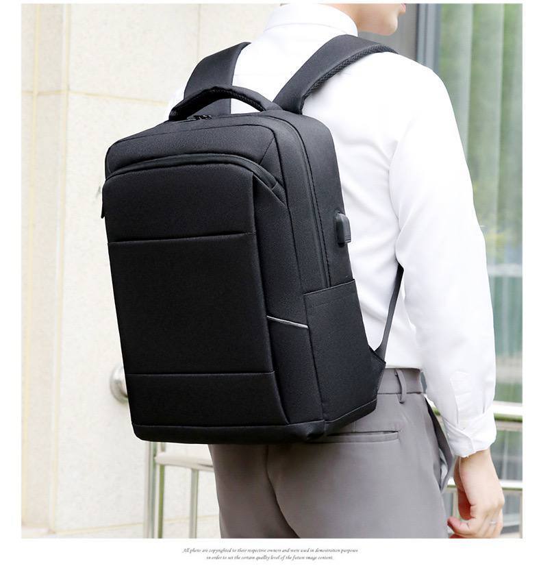 Sac à dos élégant et imperméable pour ordinateur portable – Idéal pour les professionnels en déplacement